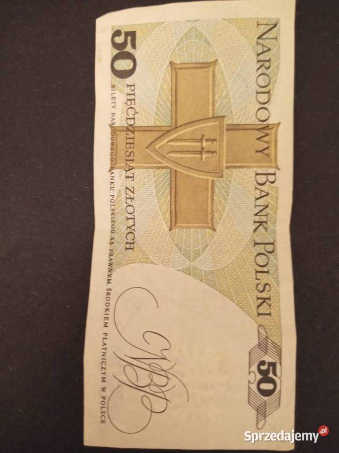 Banknot 50 1988r Szczecinek
