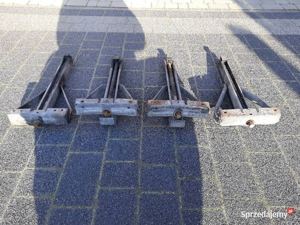 Łapy podporowe ocynkowane do przyczepy Skokowa