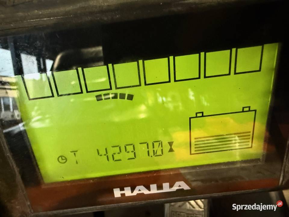 Wózek widłowy elektryczny HALLA 18t widlak 1800 Motoryzacja Brzeźnica