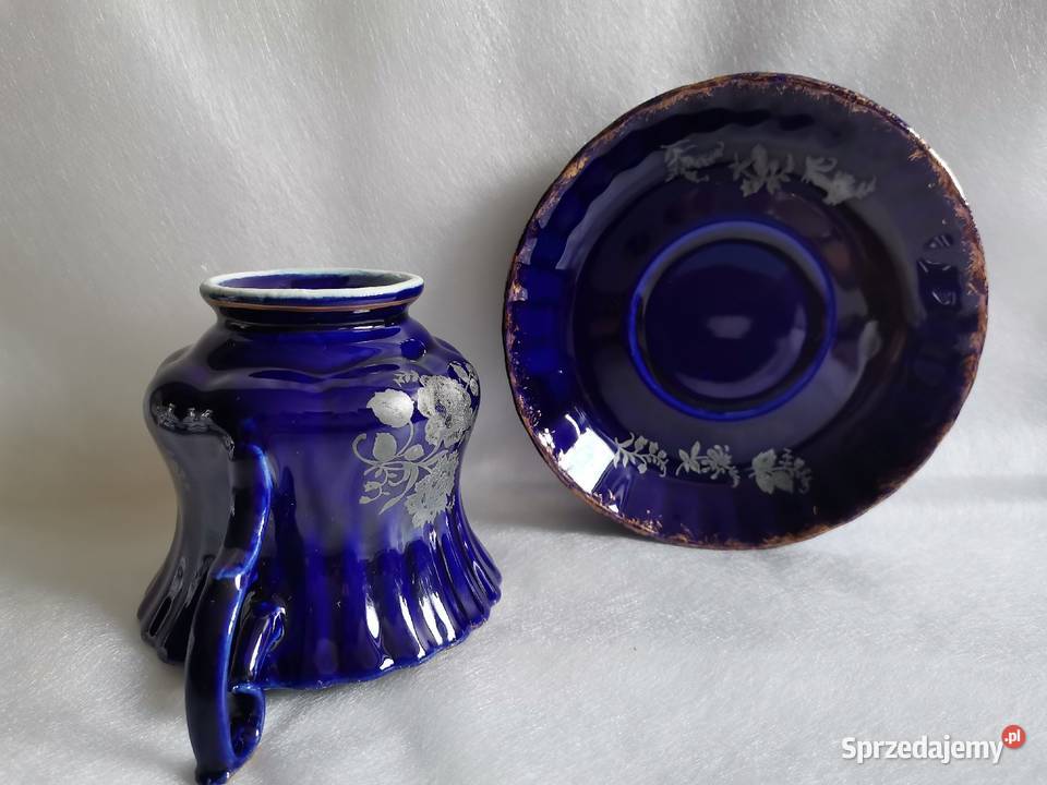 Stara filiżanka porcelana kobaltowa Chodzież Porcelana i szkło Katowice sprzedam