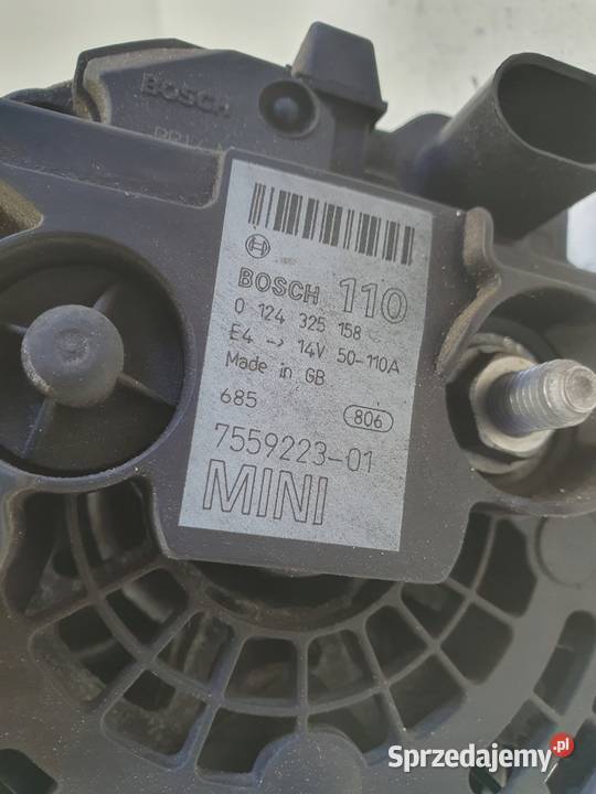 ALTERNATOR Mini One R50 R53 16 16V 110A bosch Chełm