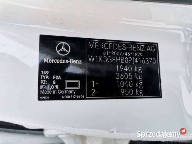 MERCEDESBENZ A 200 2023 133200 ccm 163 benzyna sprzedam
