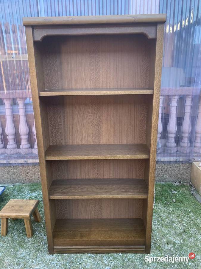 Ładny dębowy regał 79meble holenderskie Ślesin