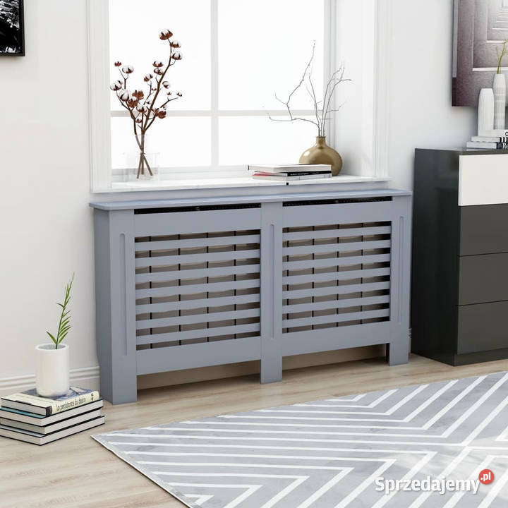 Osłona na kaloryfer antracytowa 152x19x815 MDF Warszawa