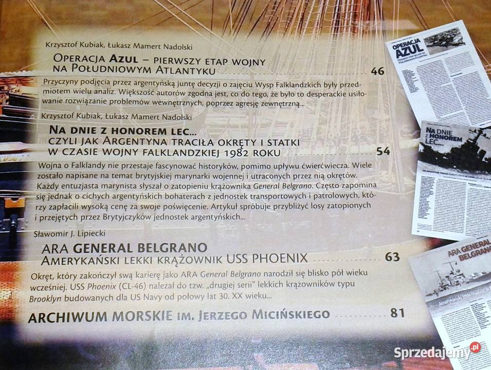 Morze statki i okręty Falklandy 1982 Chełm