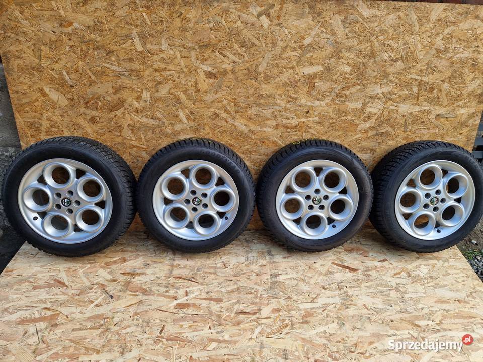 ALFA ROMEO FELGI ALUMINIOWE 16 OPONY 20555R16 Samochodowe Słowikowo
