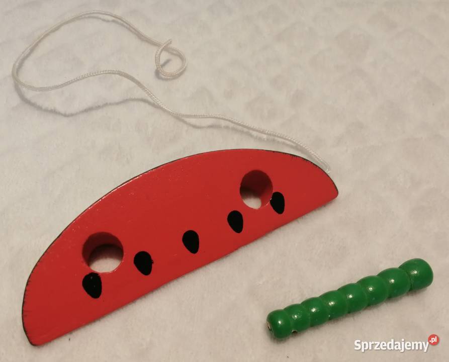 Dżdżownica arbuz edukacyjna do nawlekania Czeladź