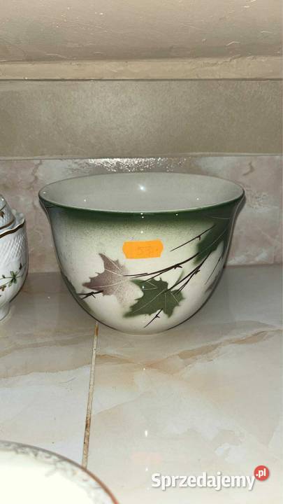 Doniczka osłonka Zielone listki