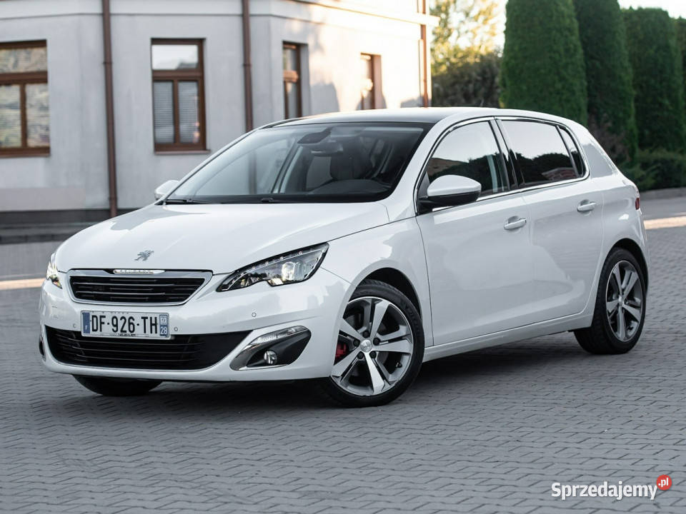 Peugeot 308 GTLine Full Serwisowany Opłatach T9 biały