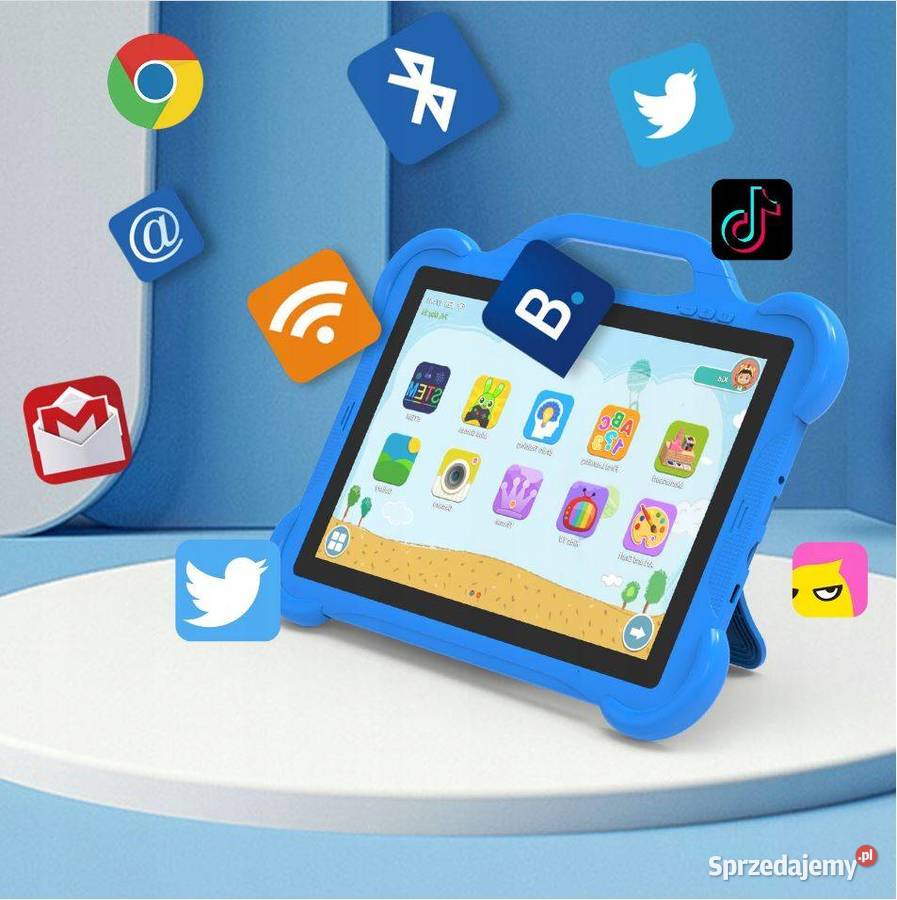 Tablet Edukacyjny dl Dzieci KIDSTAB 10 Konsola
