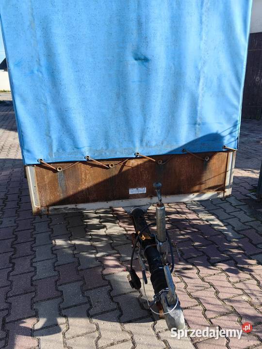 Przyczepka przyczepa samochodowa plandeka 1000 Siedlisko