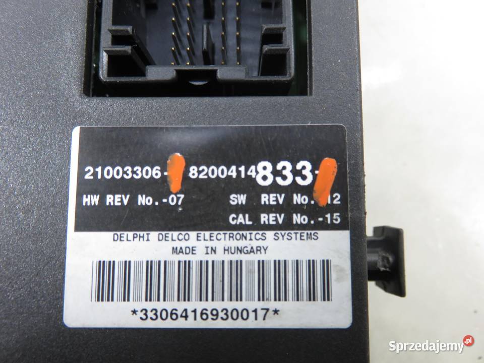 MODUŁ KOMFORTU RENAULT ESPACE IV JK01 8200414833 małopolskie