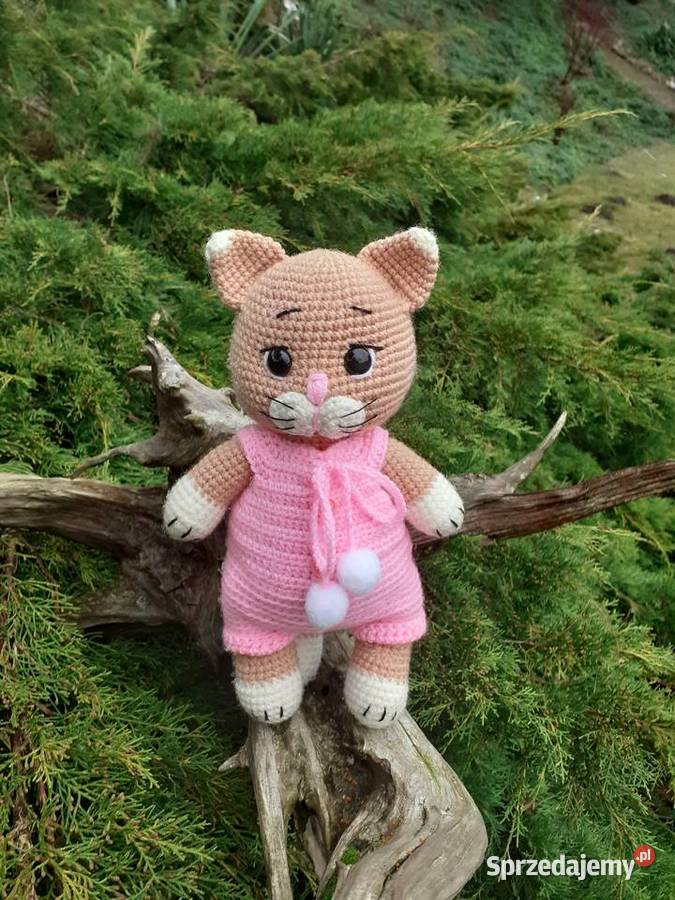 Kot na szydełku Maskotki sprzedam