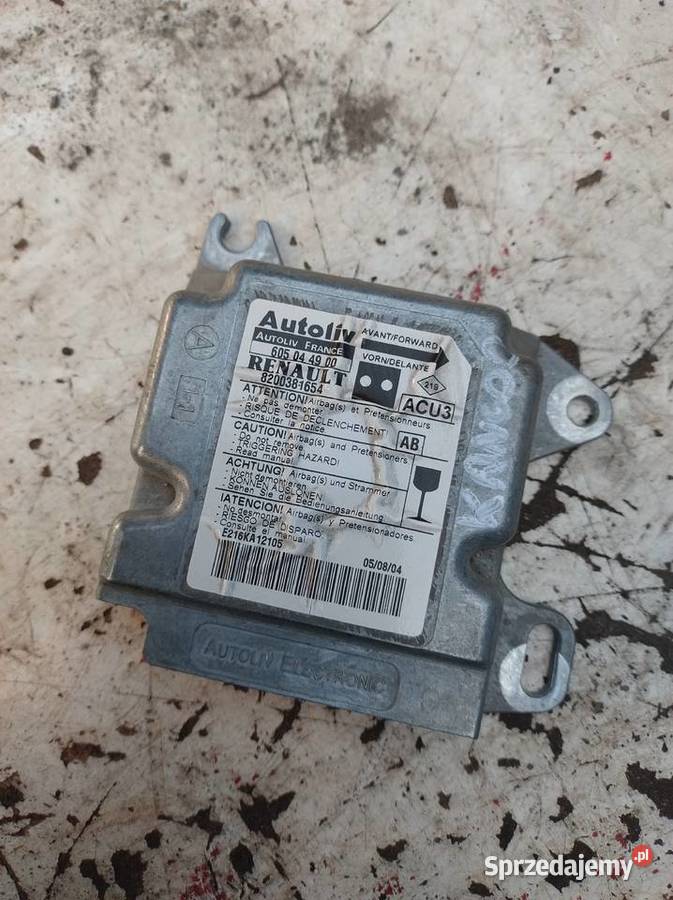 RENAULT KANGOO I sensor airbag Kielce