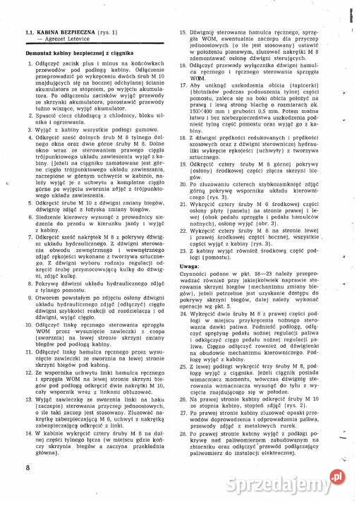 Zetor 52117245 instrukcja napraw