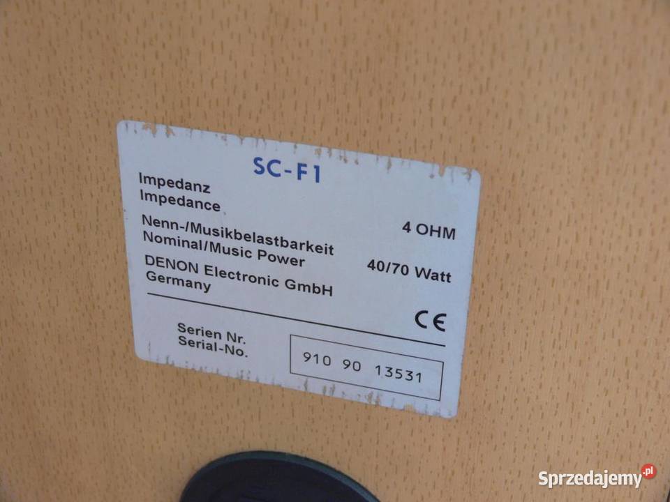 Kolumny Denon SCF1 sprawne Tonsil WYSYŁKA Słuchawki i głośniki Jasło