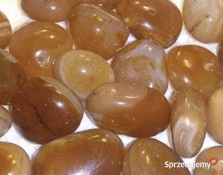 Karneol szlifowane bryłki 100g idealne do Niepołomice