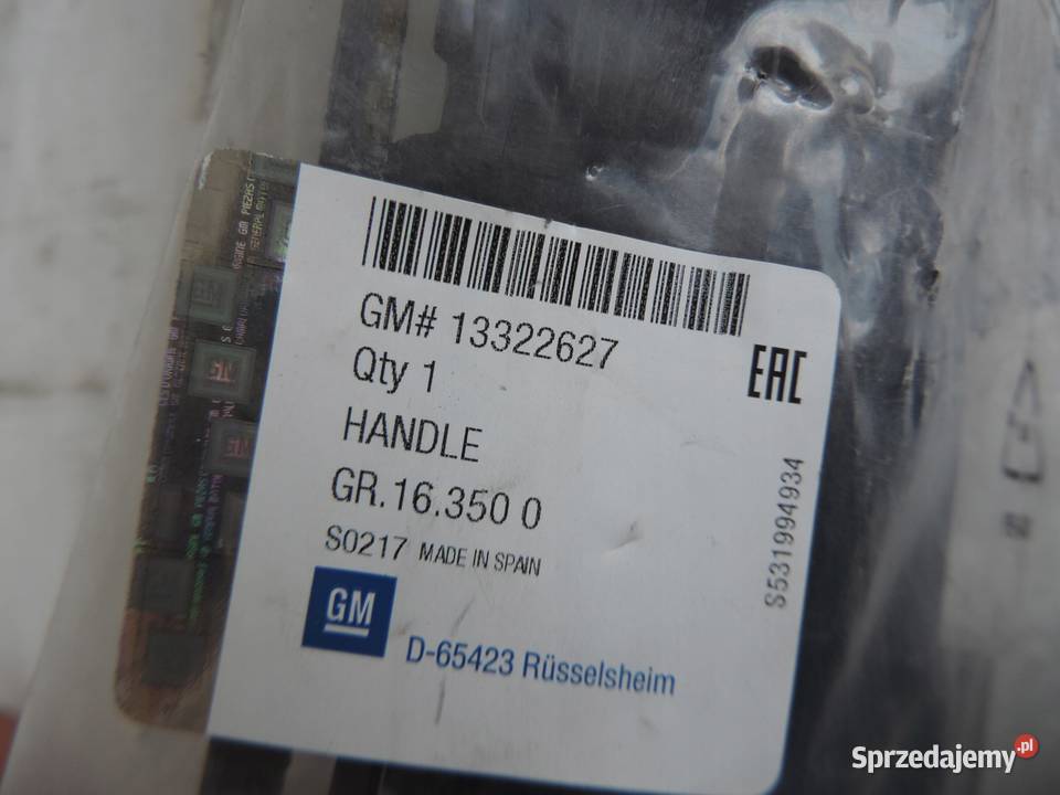 BLENDA KLAPY LISTWA OPEL INSIGNIA A KOMBI osobowe sprzedam