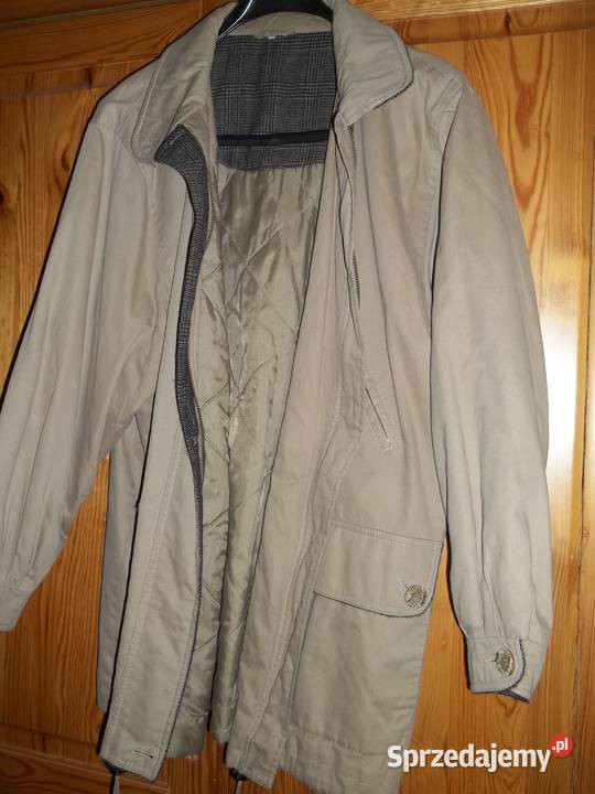 Kurtka beżowa z bawełny ML Łódź sprzedam