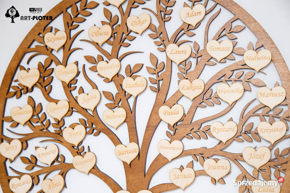DRZEWO ŻYCIA Personalizowane Genealogiczne inny kolor Kłomnice