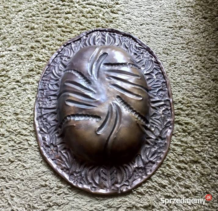 Duża mosiężna patera Warszawa