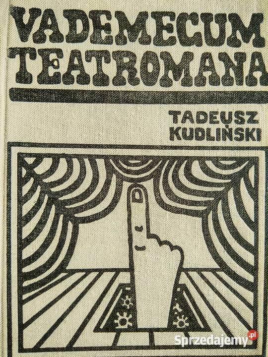 Vademecu Teatromana książki unikatowe Warszawa