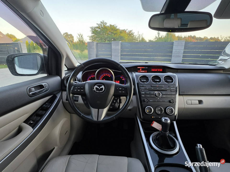 Mazda CX7 Bezwypadkowy 4x4 kamera xenon skóry czujnik zmierzchu Czarnków