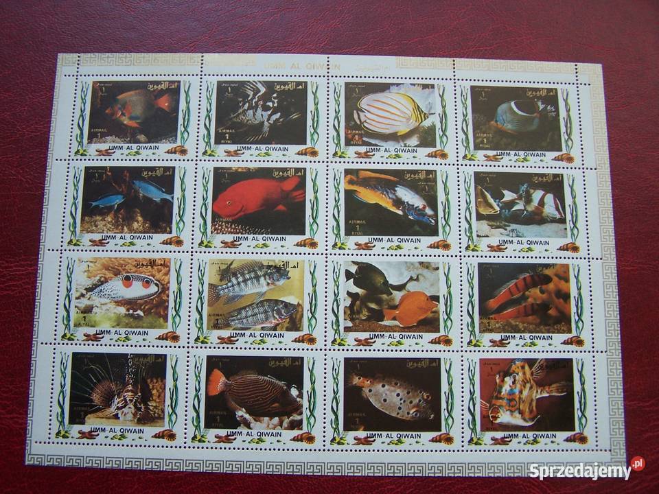 Umm Al Qiwain ZEA 1972 MNH Fauna Ryby Tropikalne Tychy sprzedam