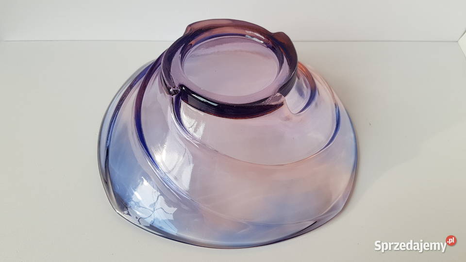 Misa miska Wir Młynek Ząbkowice kolorowe szkło Porcelana i szkło Dąbrowa Górnicza