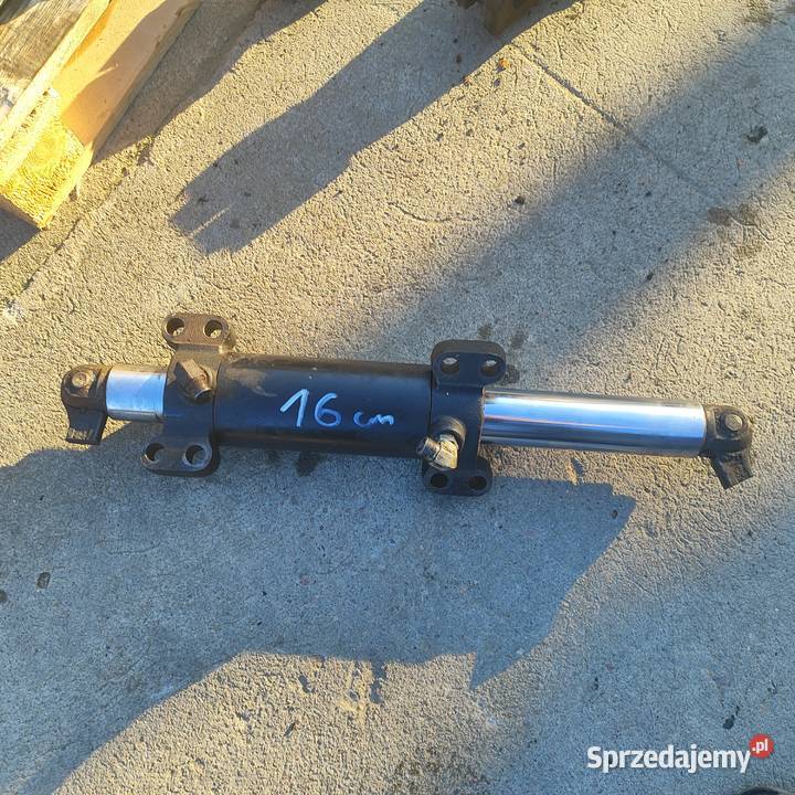 Siłownik przelotowy wspomaganie