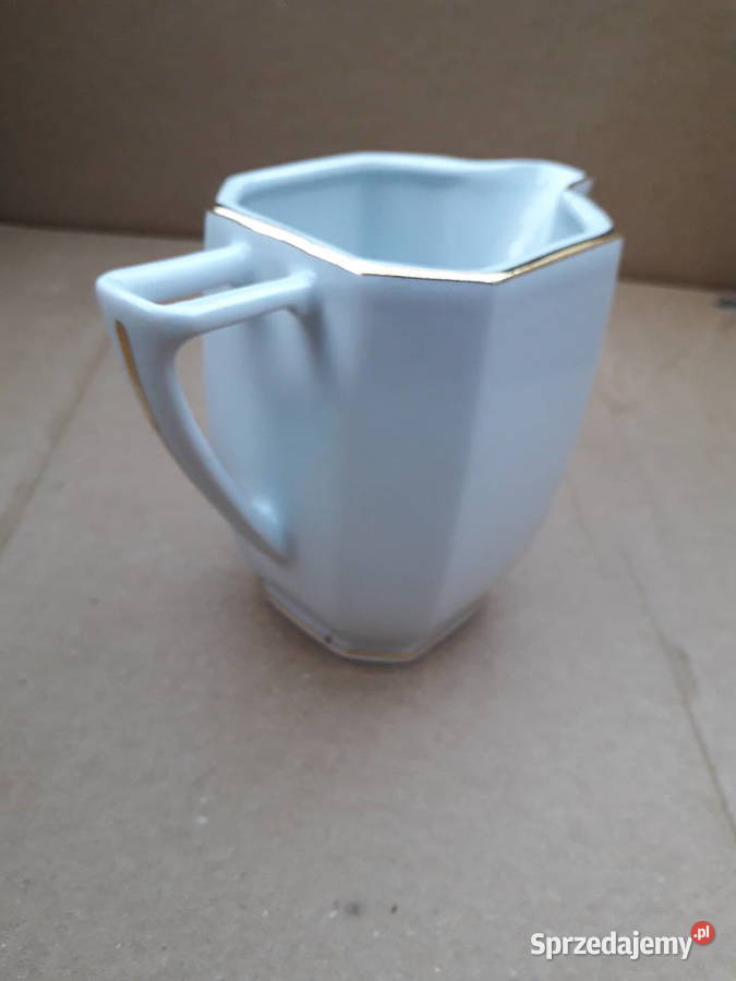 Limoges France elegancki biało złoty Warszawa