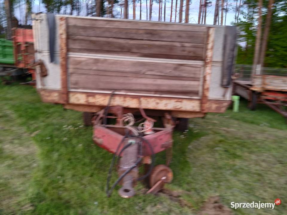 Przyczepa jednoosiowa 3 stronny wywrot Wiele