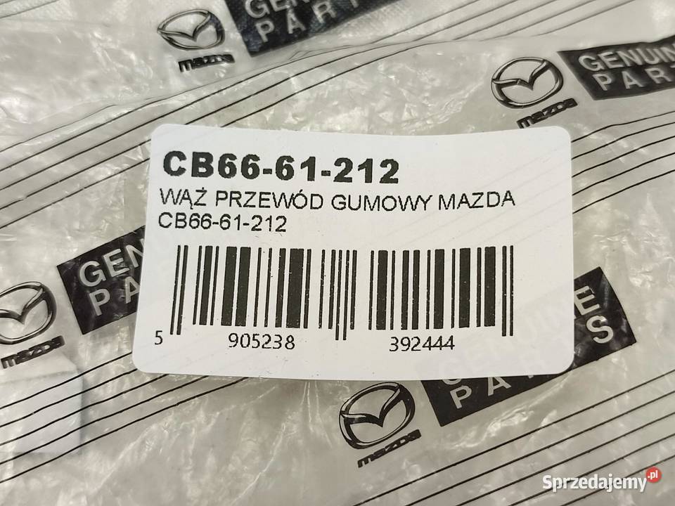 WĄŻ PRZEWÓD NAGRZEWNICY MAZDA PREMACY 20012007