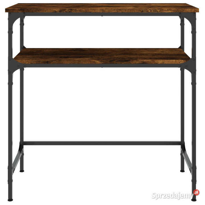 Stolik konsolowy przydymiony dąb 75x355x75