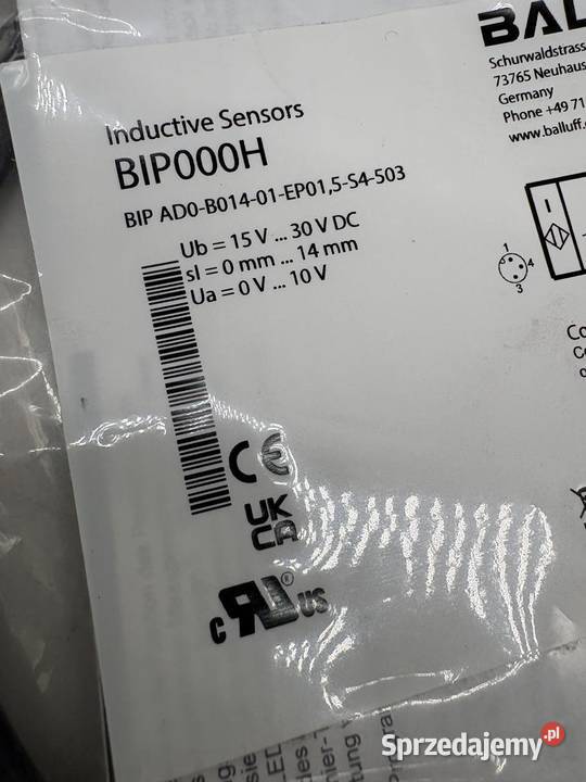 Balluff BIP000H Inductive sensor Warszawa