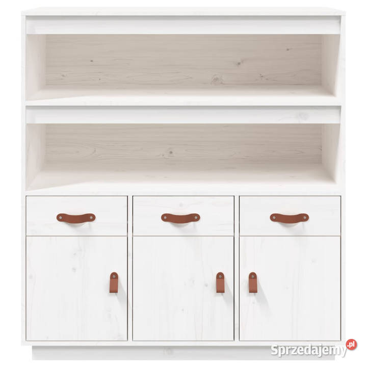 Szafka biała 100x40x1085 lite drewno sosnowe Warszawa sprzedam