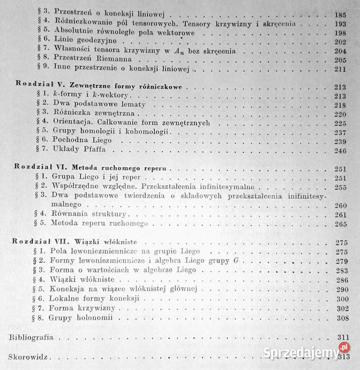 Wstęp do współczesnej geometrii różniczkowej Chełm sprzedam