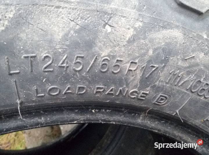 Komolet 4 opony AT BFGoodrich 245 65 R17 Wisła