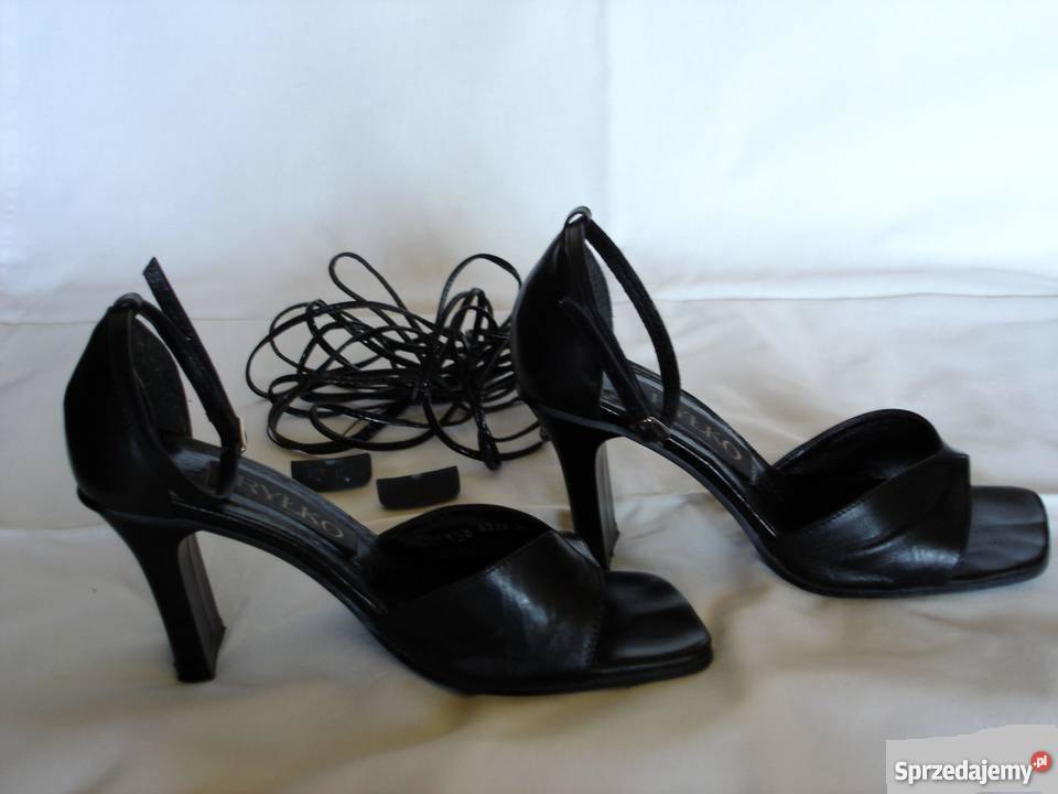 Skórzanewiosenno letnie sandały damskie firmy