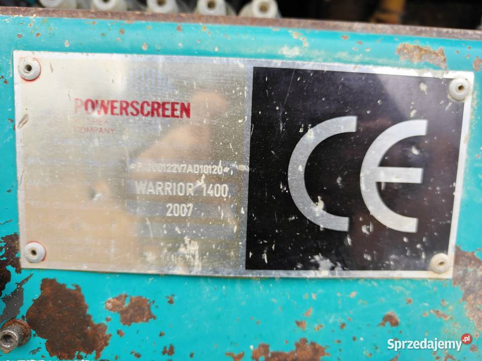 Przesiewacz wibracyjny Powerscreen Warrior 1400 świętokrzyskie