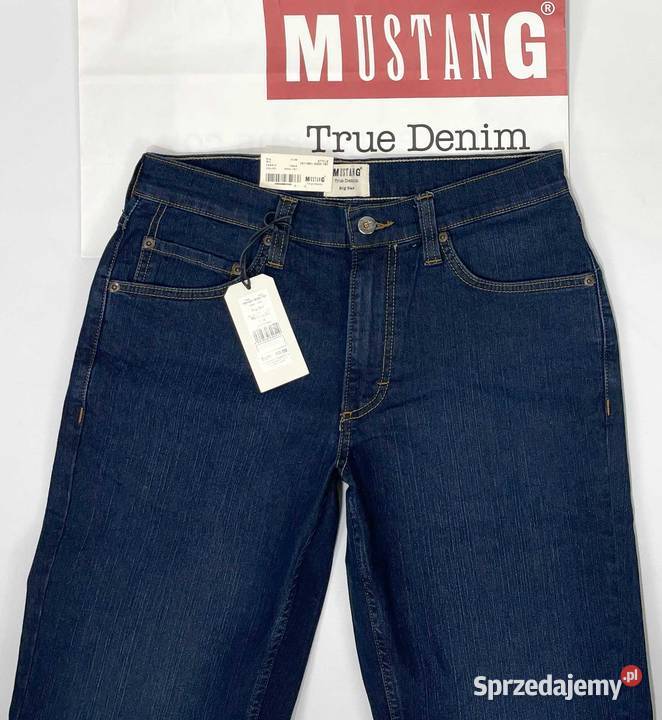 Spodnie męskie jeansy Mustang Big Sur 781 Moon niebieski Toruń sprzedam