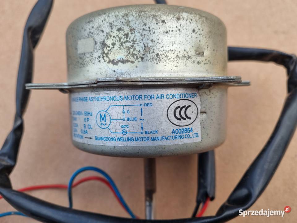 Silnik jednofazowy do klimatyzatora na 230V 24W Elbląg sprzedam