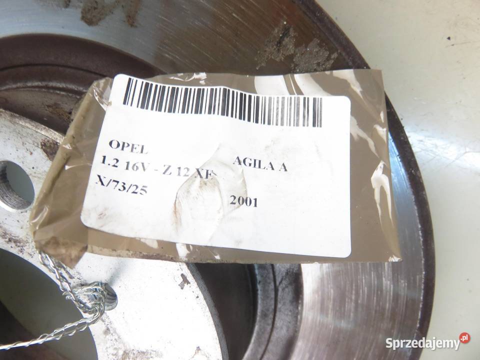 TARCZA HAMULCOWA PRZÓD OPEL AGILA A 12 16V Z 12