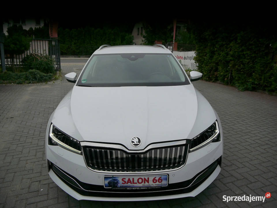 koda Superb 14 Hybryda Led Skóra bezwypadkowy biały Częstochowa