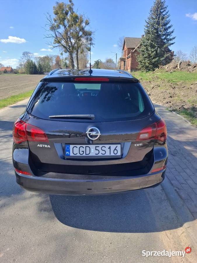 Opel Astra J Cosmo 17 cdti ZADBANA 2011 aluminiowe felgi Brodnica