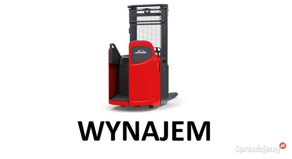 Wynajem wózek paletowy z masztem rydwan Linde mazowieckie Teresin sprzedam