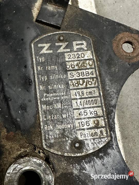 Rama tabliczka Komar 2320 Sztywniak 232 Białystok