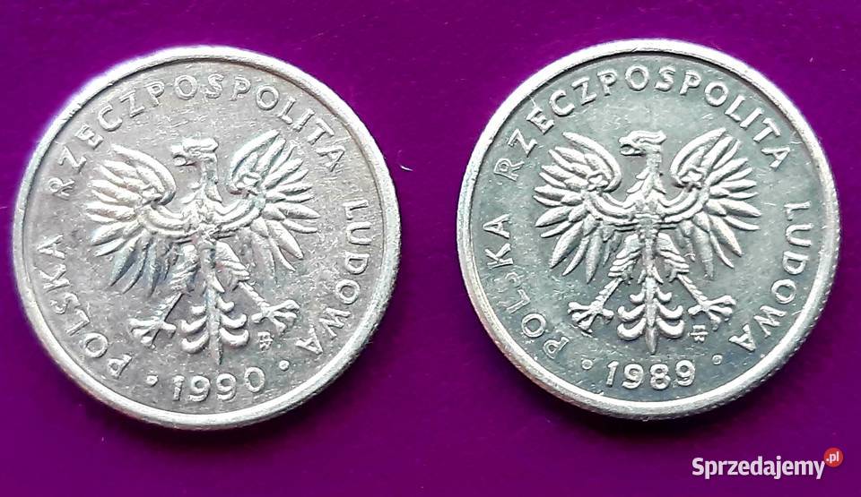 2 Monety PRL 2 ZŁOTE 19891990 Piękne Oryginały Pruszków