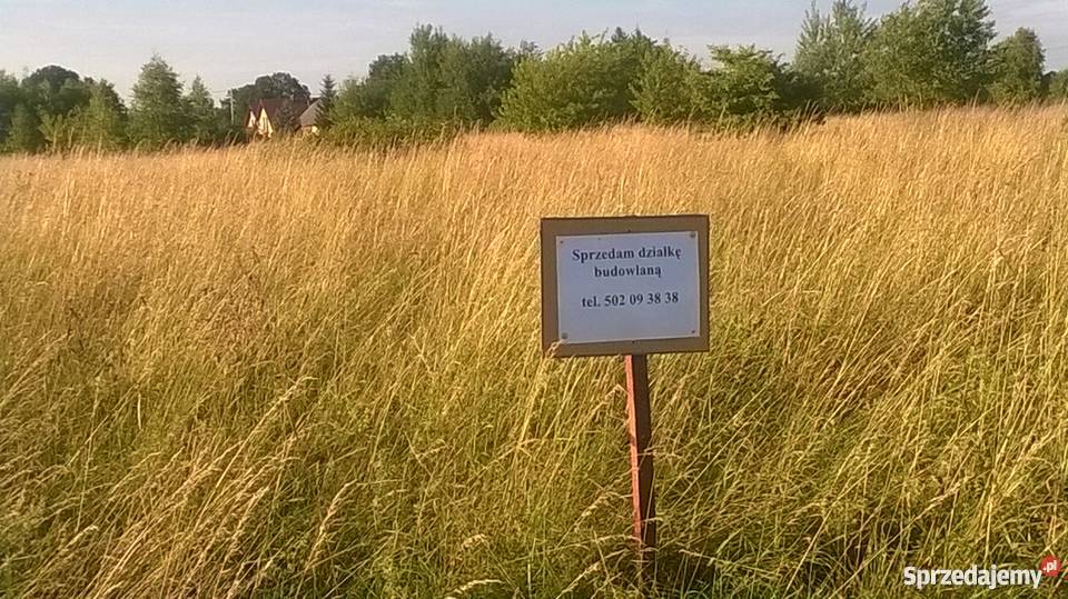 Działka Niepołomice Wola Batorska widok na Puszc małopolskie Wola Batorska