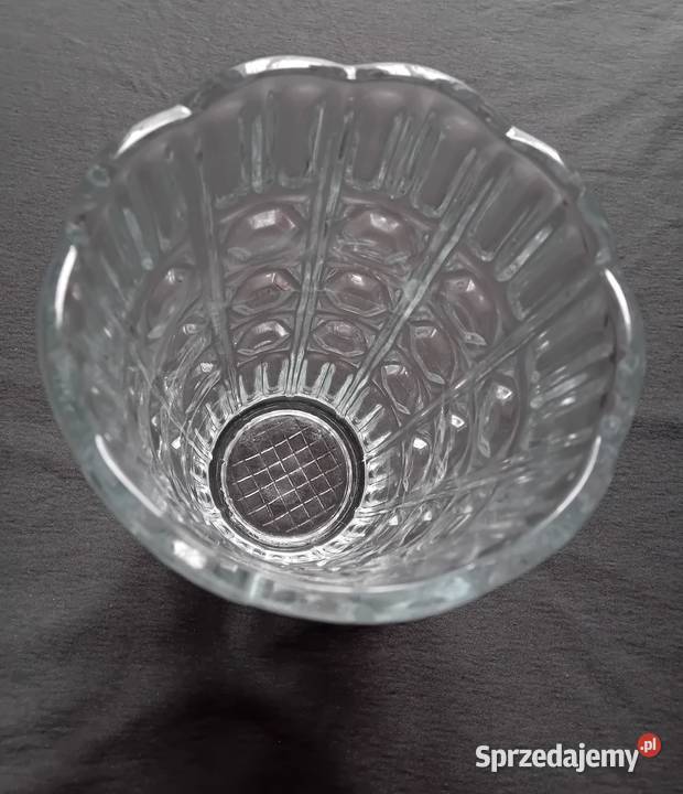 Wazon model Iris Fidenza Vetraria MCM Włochy Porcelana i szkło wielkopolskie Koźminek